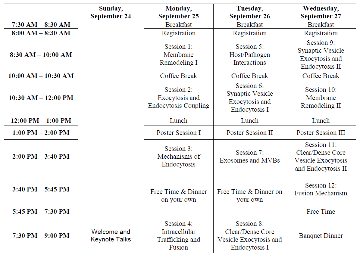 Program At-a-glance 