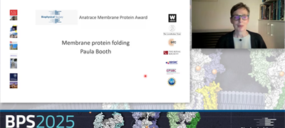 2025 Anatrace Membrane Protein Award Presentation - Paula Booth